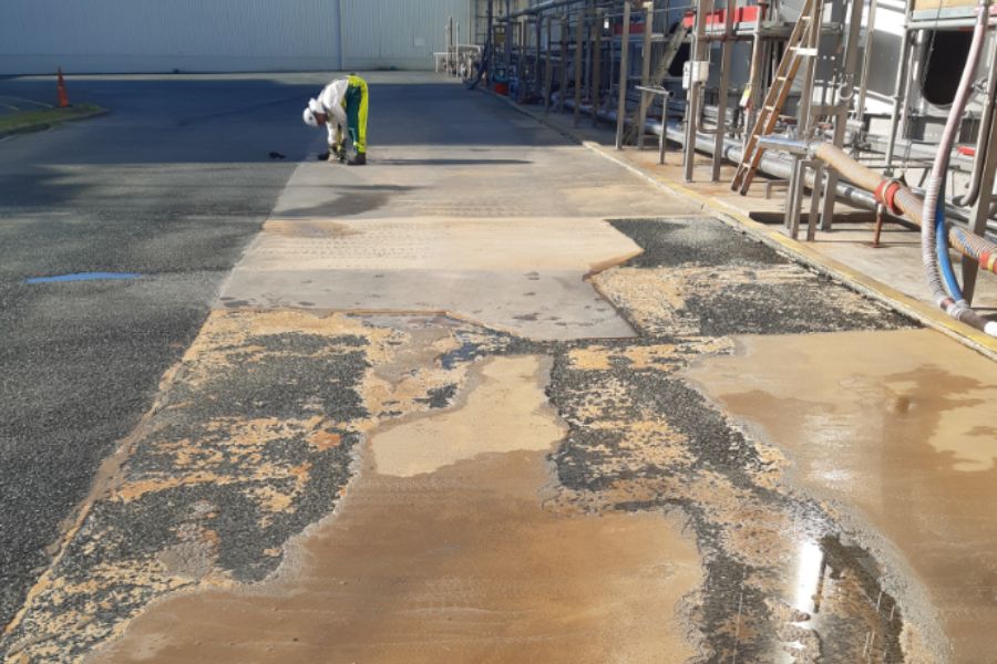 Floor coatings at Fonterra (belzona technology)