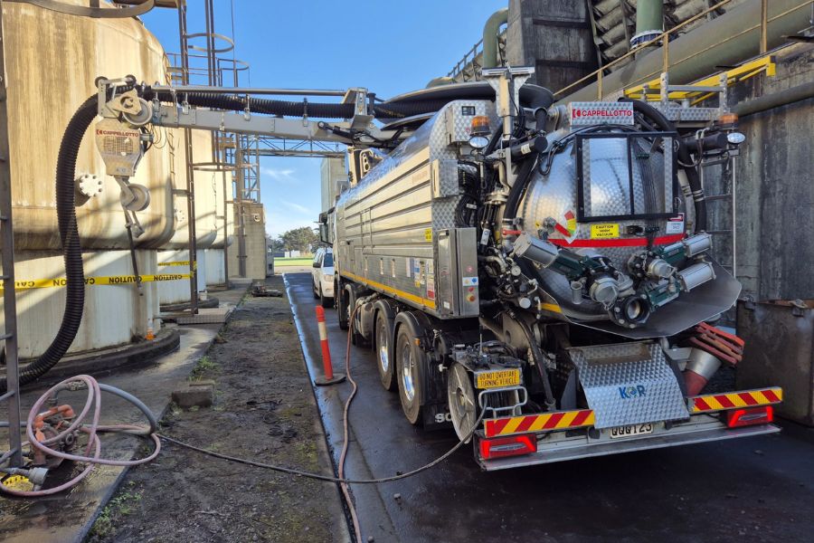 Vacuum loading at oji