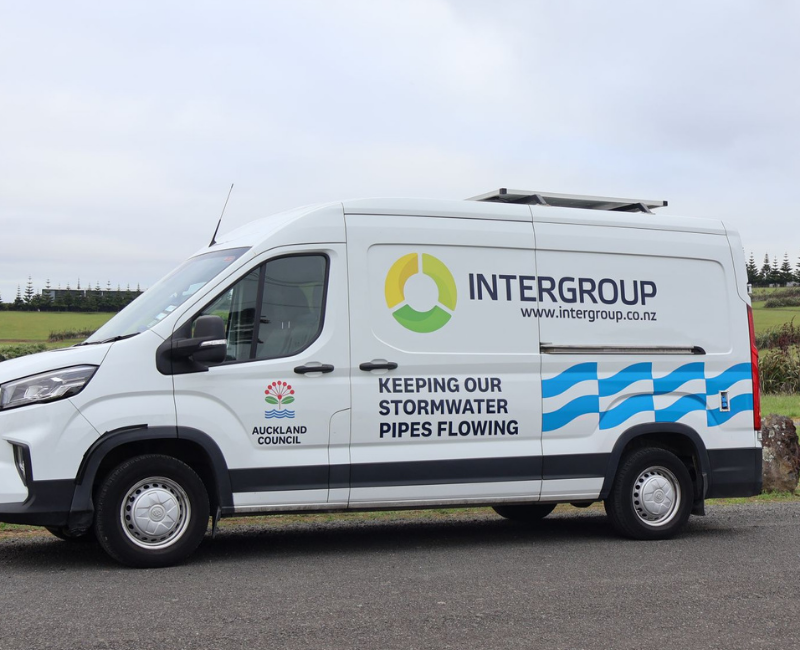 Auckland Council branded Cctv photo staging