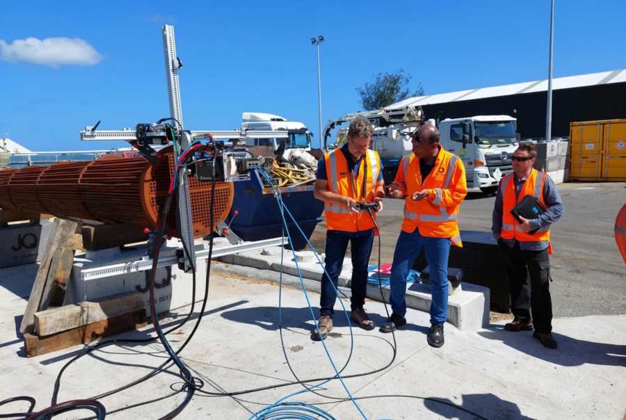 Heat exchanger cleaning example
