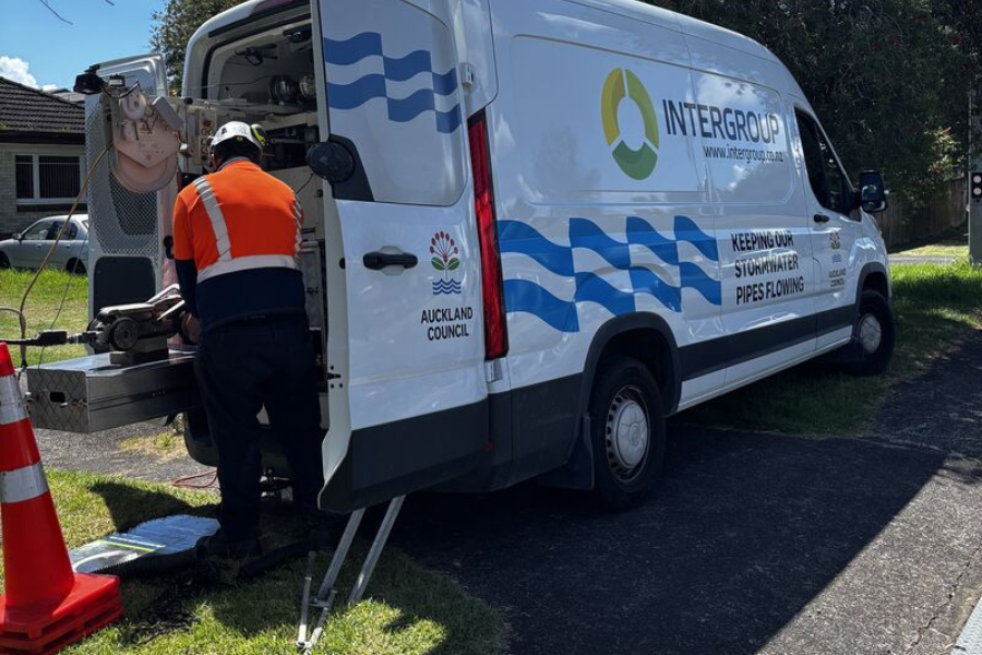 One of our Auckland city councils co-branded trucks