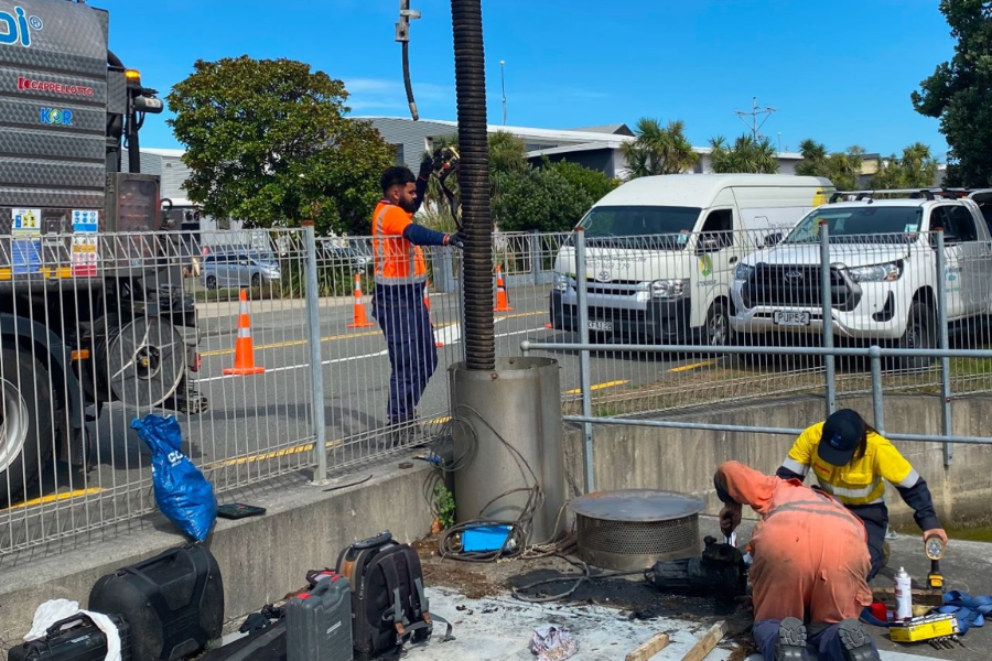 Our team working on the wellington water contract