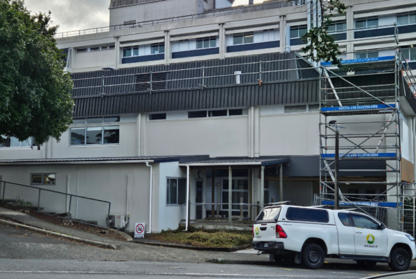 Building washing - Whangarei hospital
